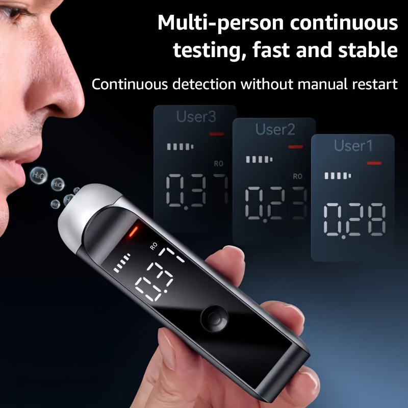 Fuel Cell Alcohol Tester Accurate Fast Breathalyzer Alcohol - Temu