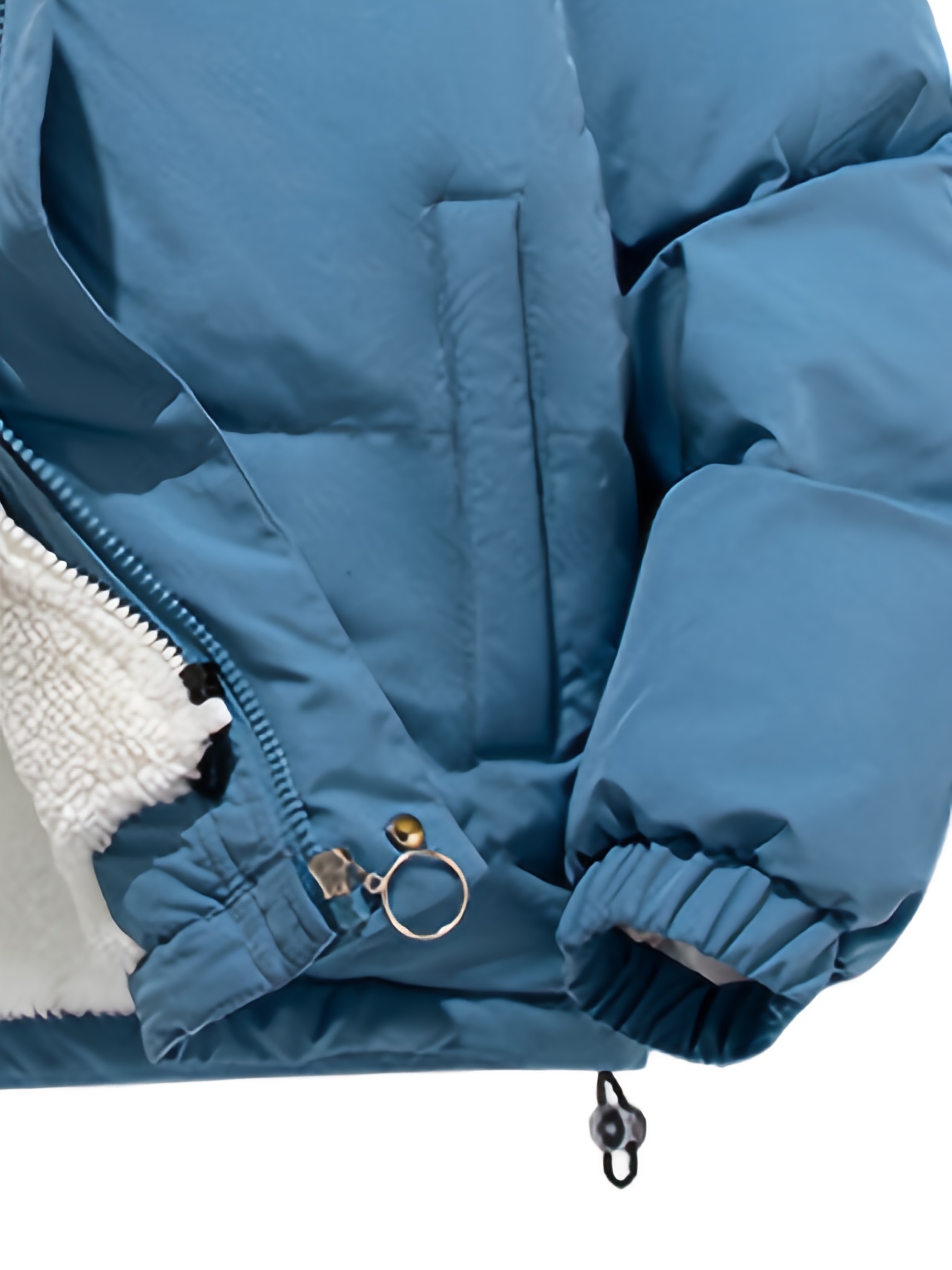 TDEOK Veste d'hiver à capuche pour homme - Style vintage - Avec doublure en  polaire - Grandes tailles - Manteau d'hiver avec capuche - Veste  d'extérieur chaude en polaire, bleu, S 
