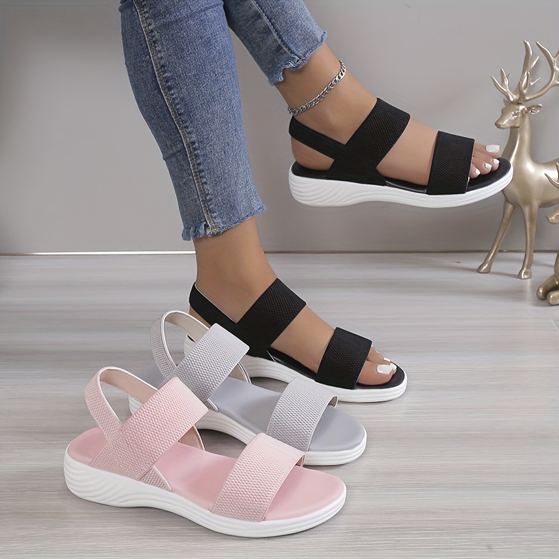 SuanlaTDS Sandals for Women Casual Summer Comfortable