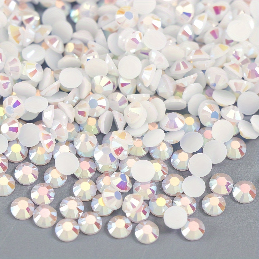 Resin Rhinestones Bulk Ss12 17 Colors Ab Flatback Round - Temu