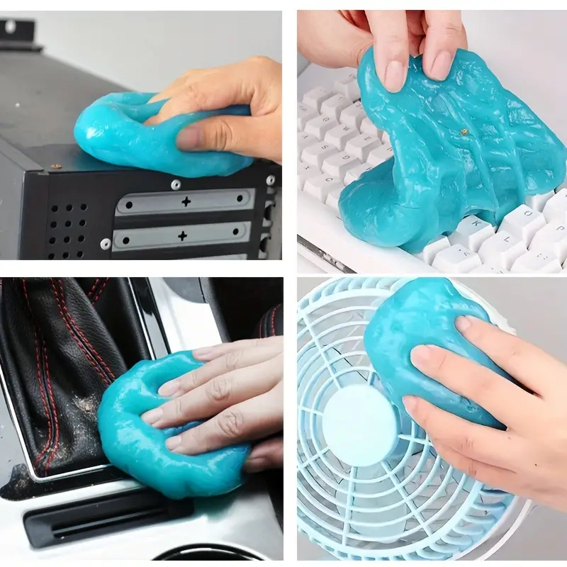 1pc Ar Cleaning Gel, Car Interior Dust And Mud Cleaning Slime - Remove Dust  And Dirt From Gaps, Slots, And Air Outlets - Reusable And Multifunctional