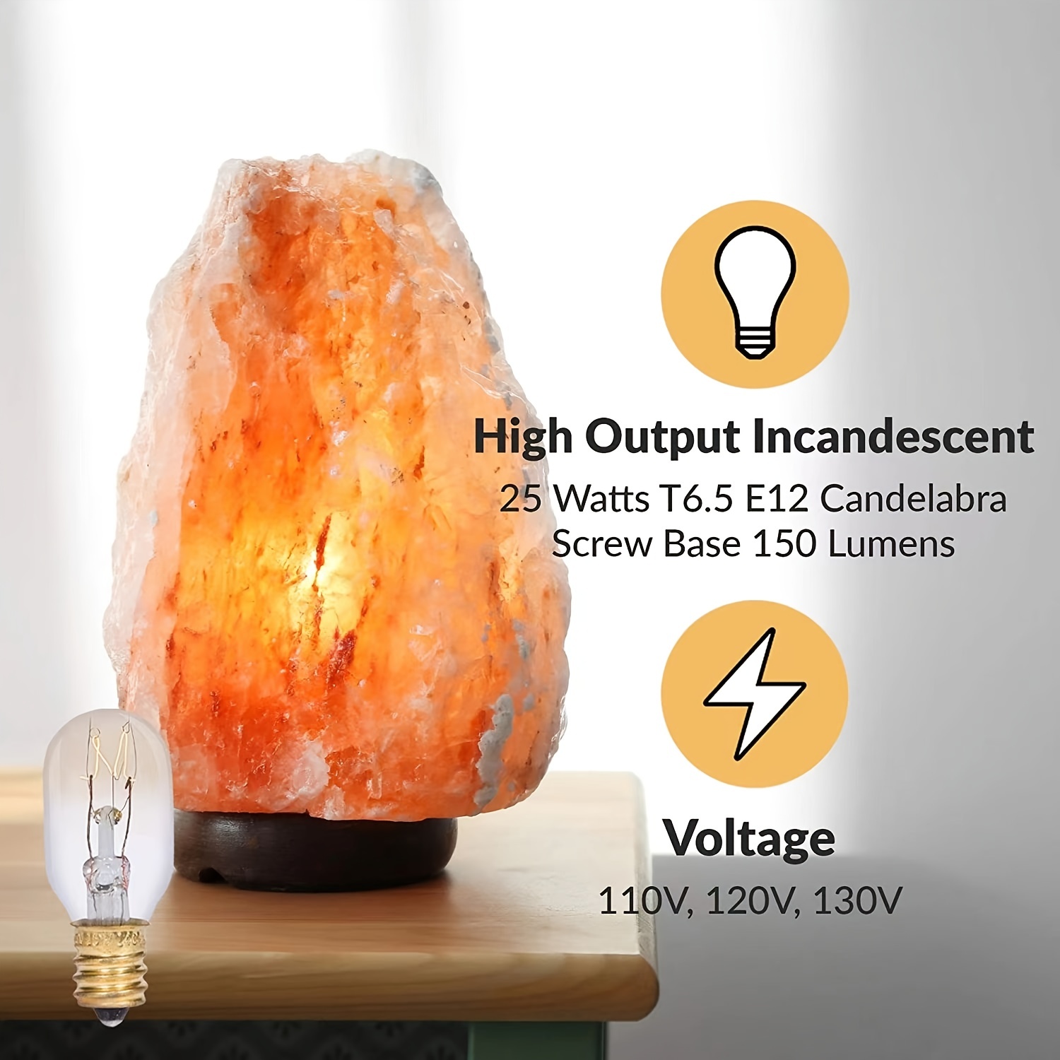 120v 25w bulb for salt lamp