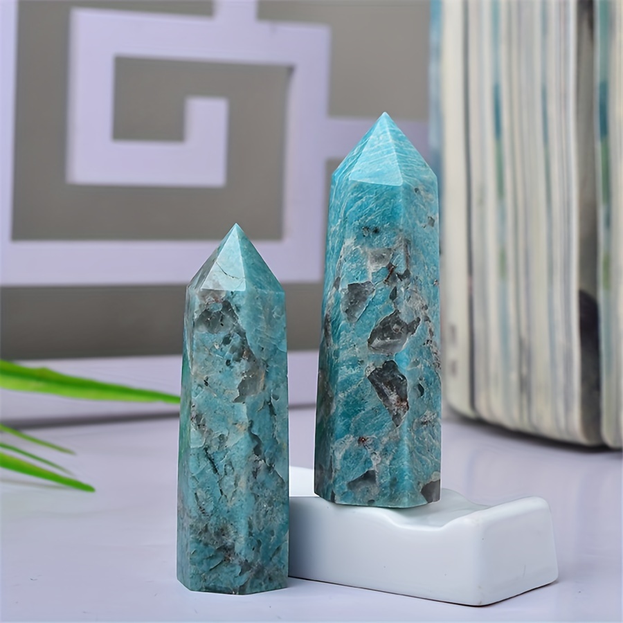 Polished Agate Point (Teal) - Craftstones