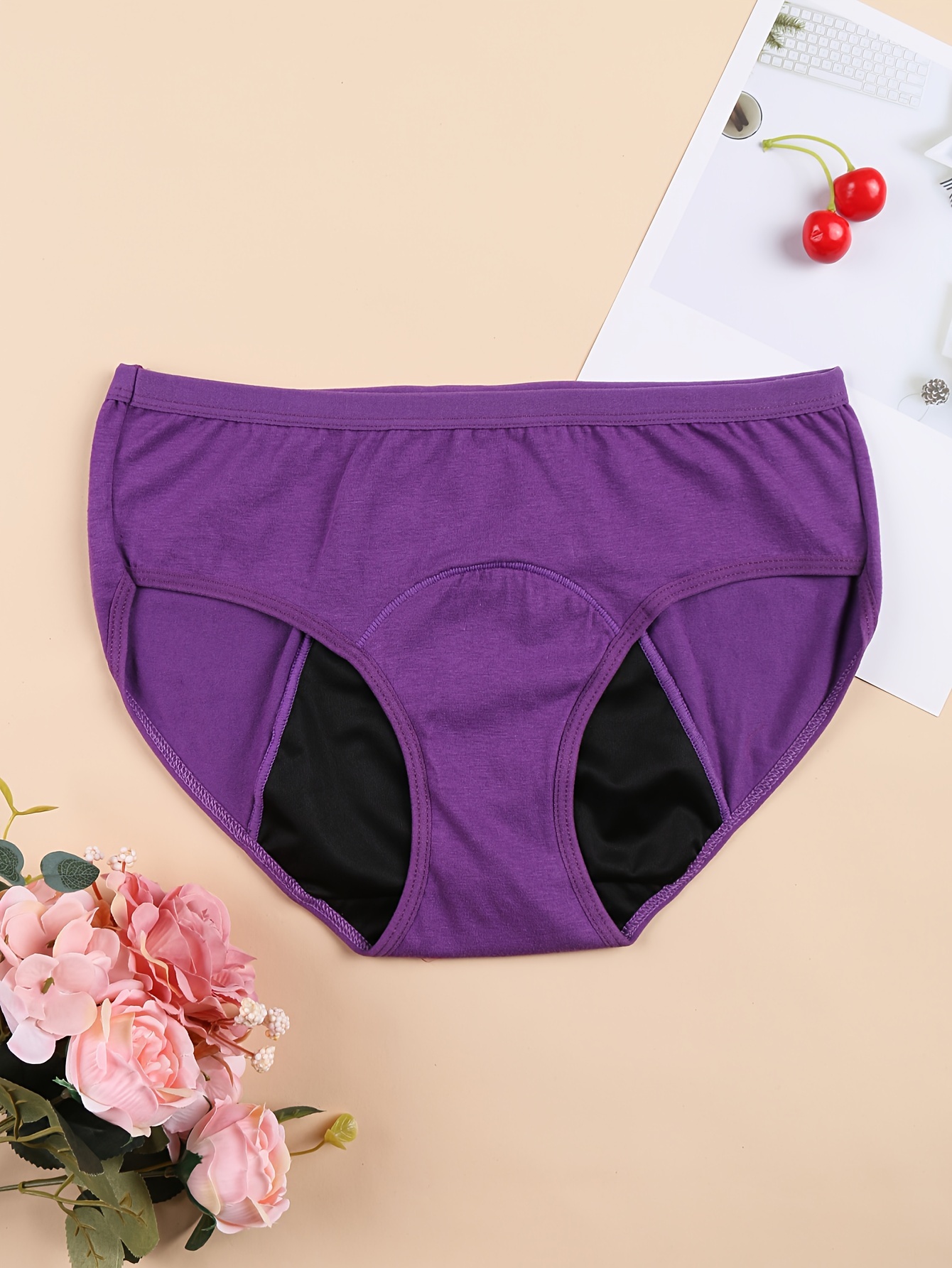 S-2XL Plus Size Menstrual Period Panties Physiological Underwear