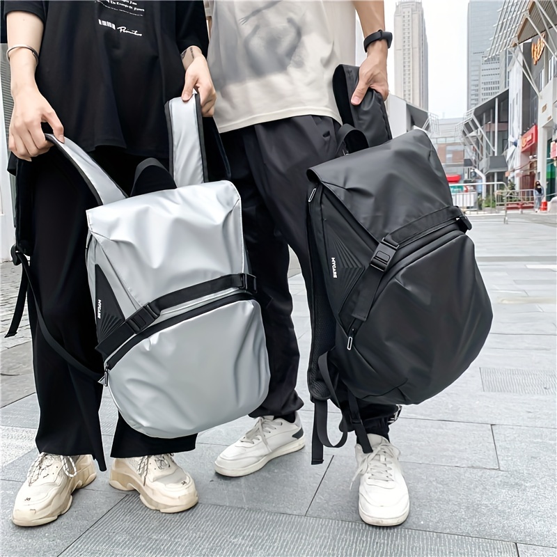 Neceser de viaje de doble capa para hombre, accesorios de viaje, bolsa  portátil a prueba de humedad (gris)