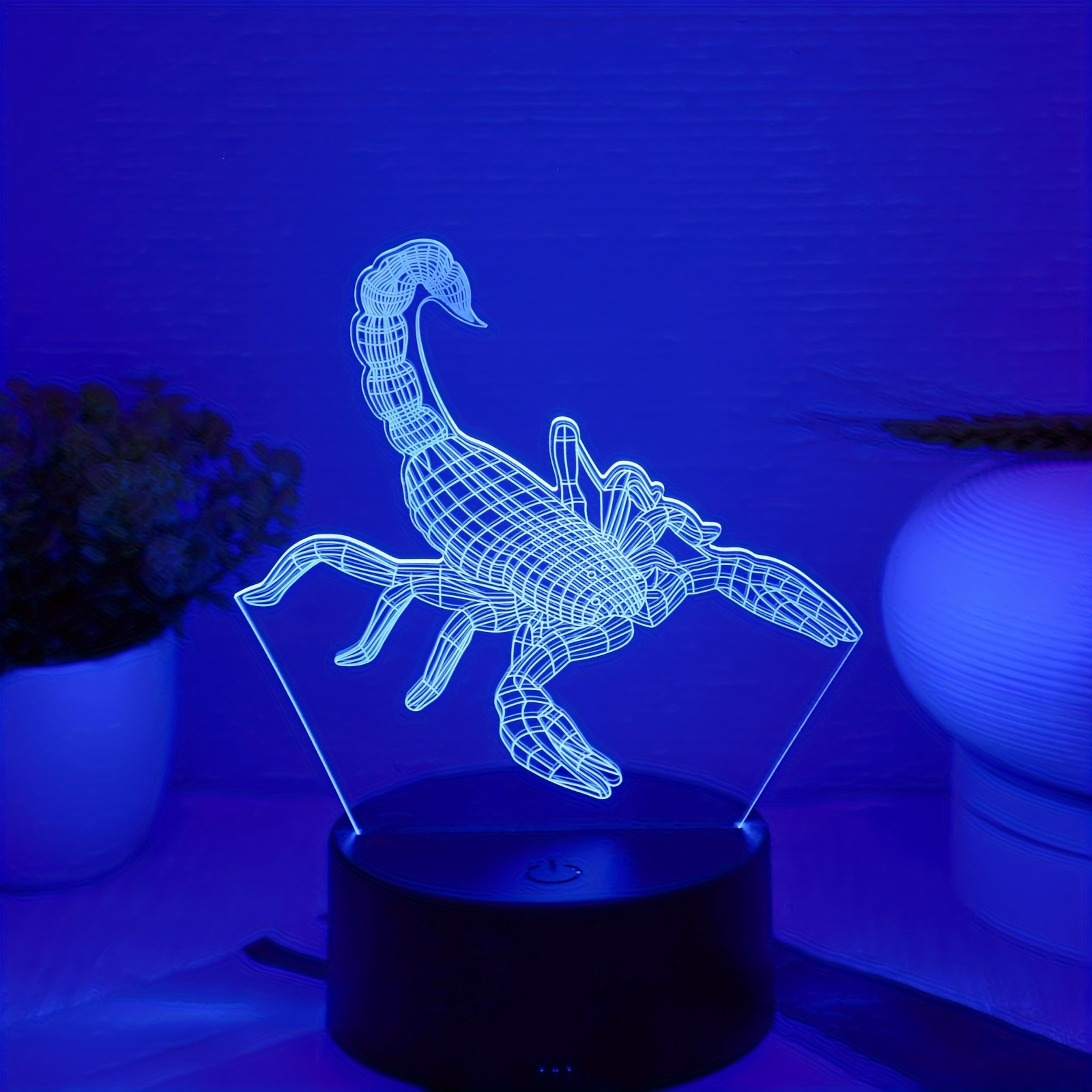 1pc Luz Nocturna 3d Nota Musical 7 Colores Toque Creativa - Temu