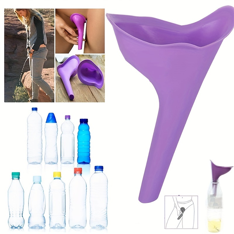 2 X PISSE DEBOUT URINOIR femme pipi féminin silicone souple urinal women
