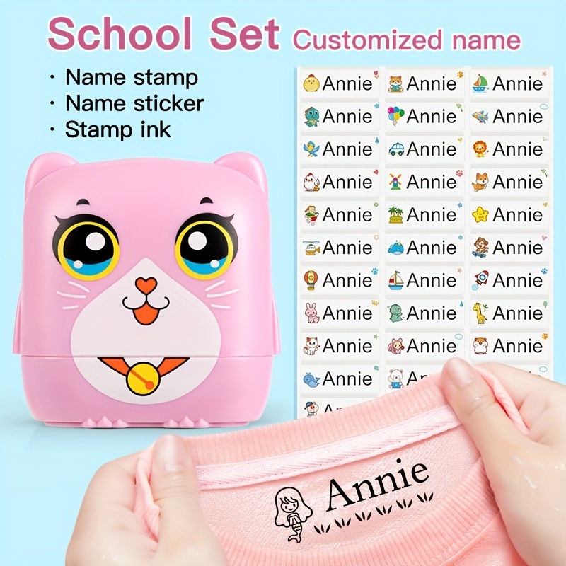 Custom-made Baby Name, Baby Name Clothes, Stamp Stickers