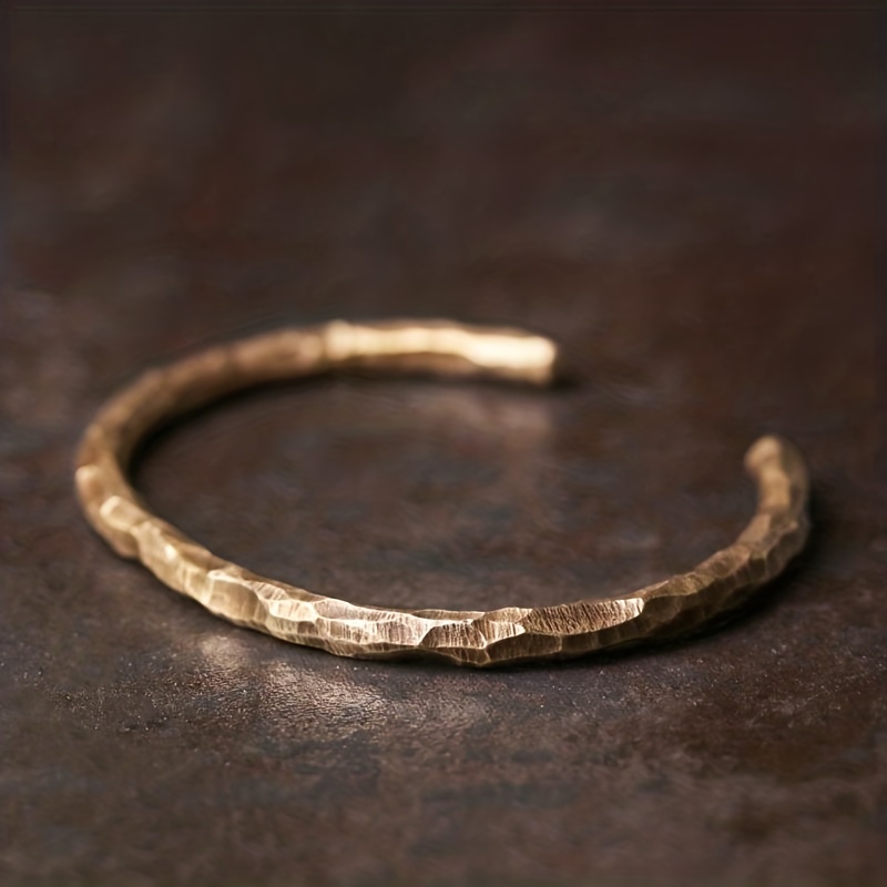 Men's Viking Bracelet, Metal Bangle Party Jewelry