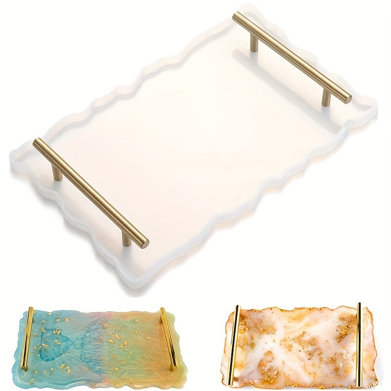 Large Rolling Tray Resin Mold With Coaster Resin Mold - Temu