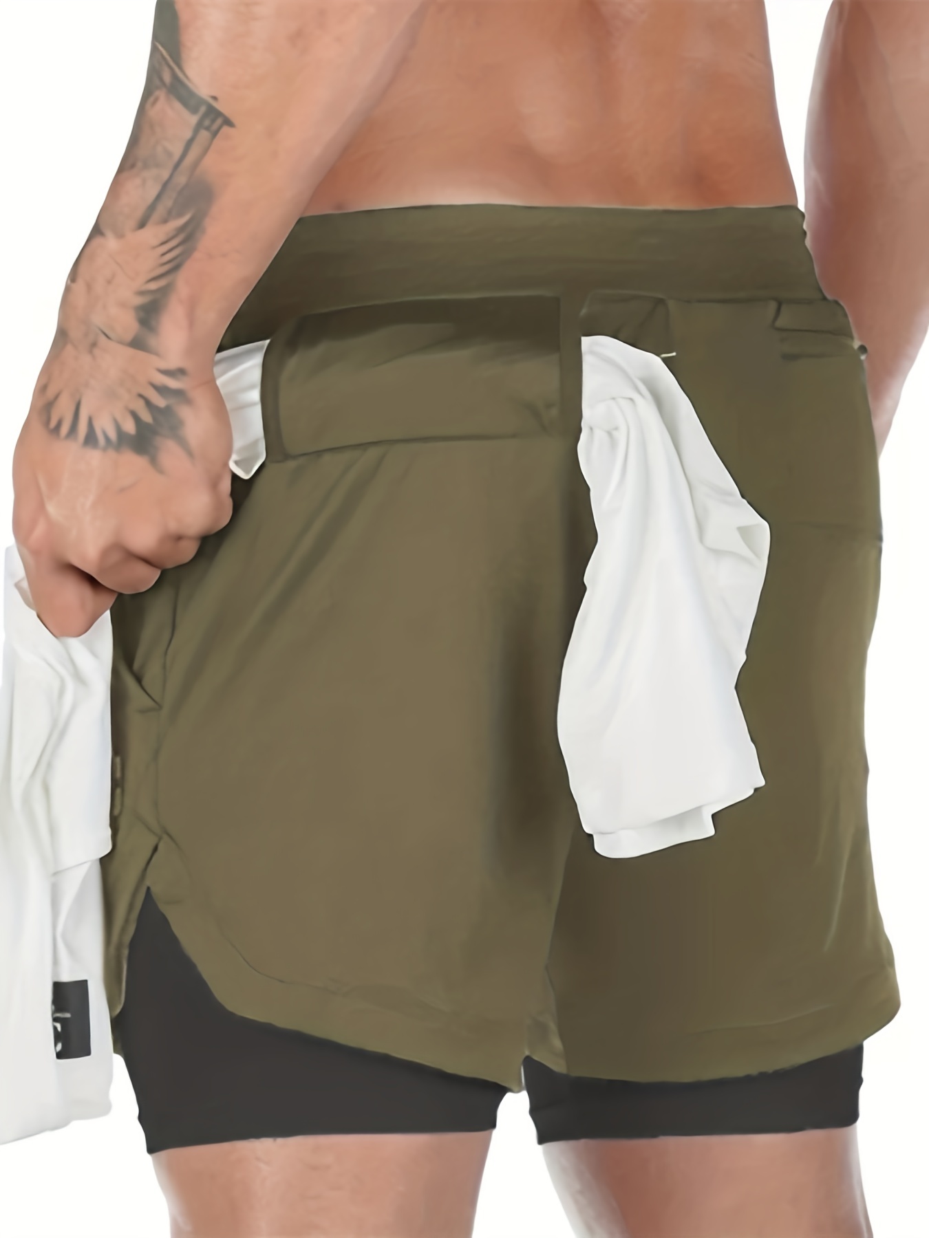 Quick-Dry, Breathable, Stretchy Men'S Casual Shorts - Five-Point Basketball Design, Adjustable Drawstring Waist, Geometric Pattern, Ideal for Running, Fitness & Sports, Casual Athletic Wear|Adjustable Drawstring Shorts|Stretchy Fabric