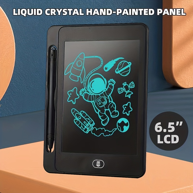 Tableta de escritura LCD de 6,5 pulgadas, Escritura digital electrónica, Pantalla a color, Papel de escritura de dibujo, Regalo de computadora, panel de escritura LCD, Ideal para regalo