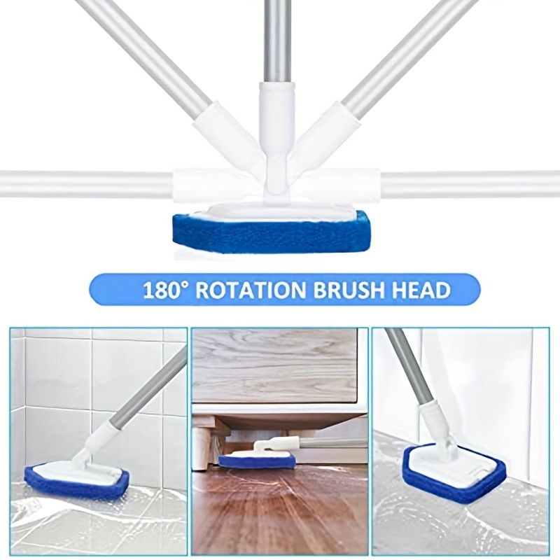 1 Floor Scrub Brush 180 Degree Rotating Floor Brush With - Temu