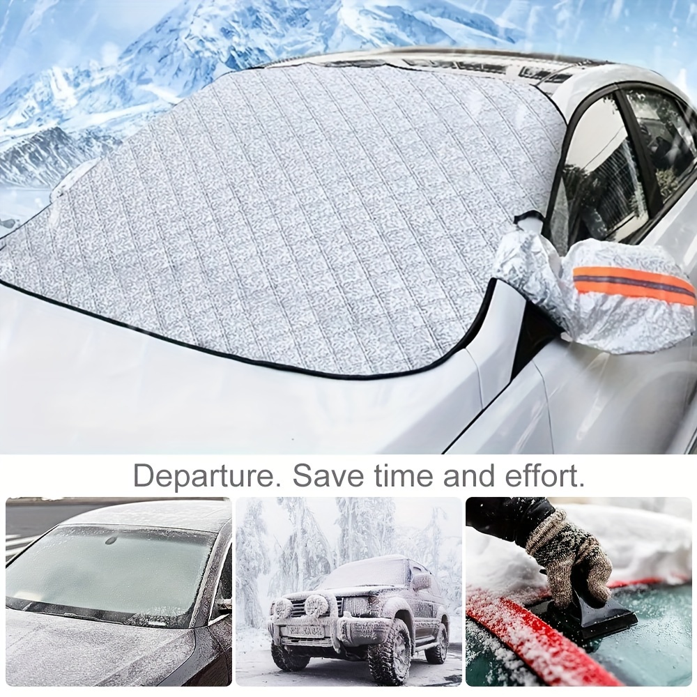 Winter Auto Schneeschild Auto Windschutzscheibe Schneedecke Sonnenschutz  Wasserdichte Abdeckung