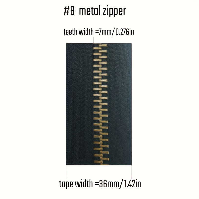 Separating Jacket Zippers For Sewing Coat Jacket Zipper - Temu
