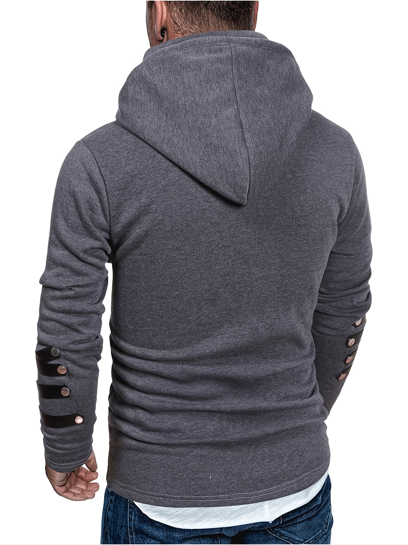 Lace up cheap drawstring hoodie mens