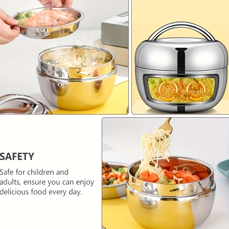 Portable Kids Adult Insulated Trave Thermos Vacuum Warmer Food