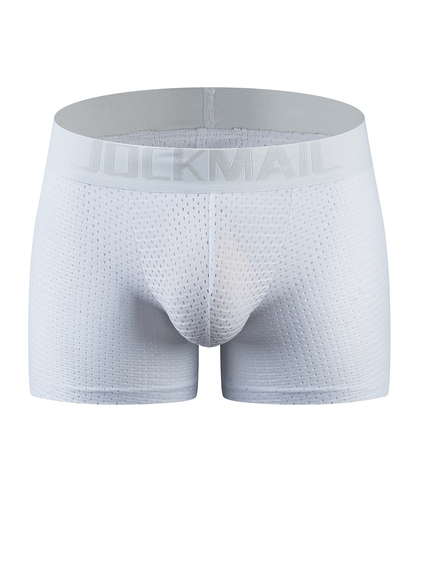 Men Stretch Boxer Briefs Sexy Naked Feeling Panties Breathable Mesh  Underwear Everyday Soft Shorts Modal Underpants, White, Large : :  Clothing, Shoes & Accessories