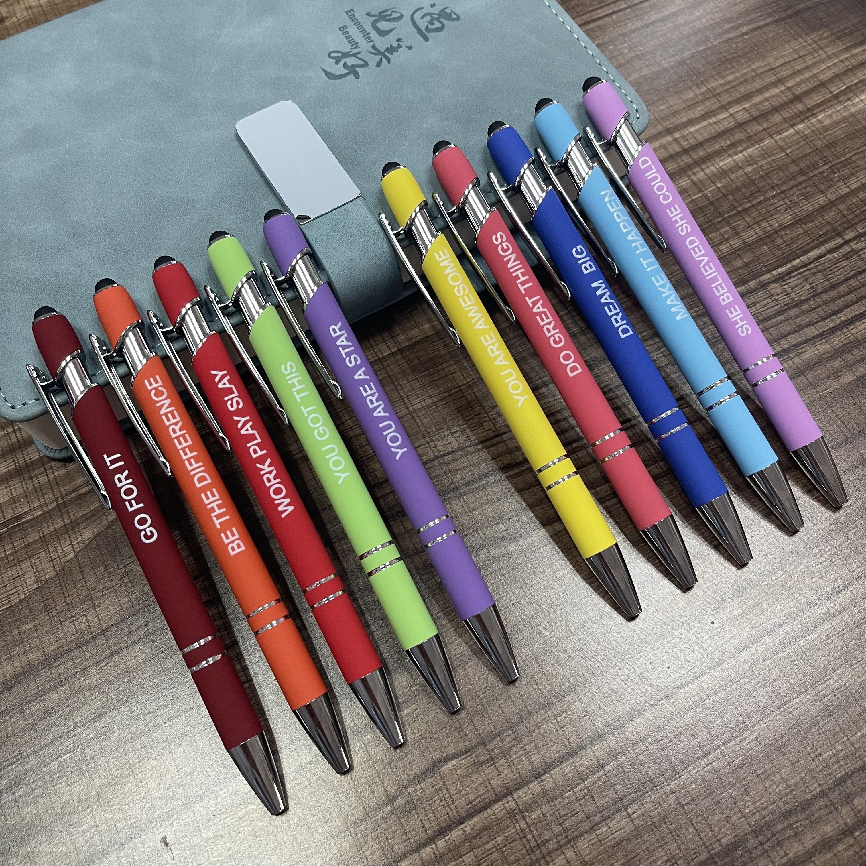 Funny Color Condenser Touch Ballpoint Pen Set Office - Temu