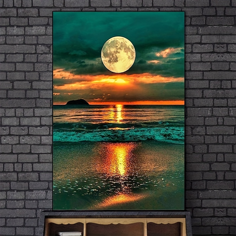 5d Diamond Painting Full Large Square Fairyland Scenic Art Mosaic Picture  Sunset Art Supplies Cross Stitch Adults Home Decoration