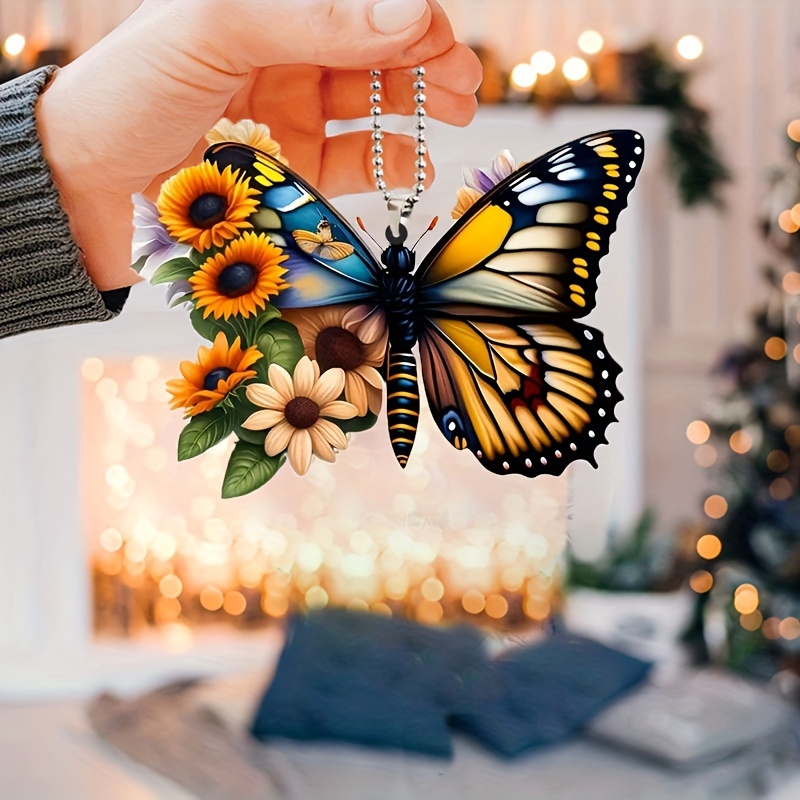 Festive Monarch Butterfly Christmas Tree