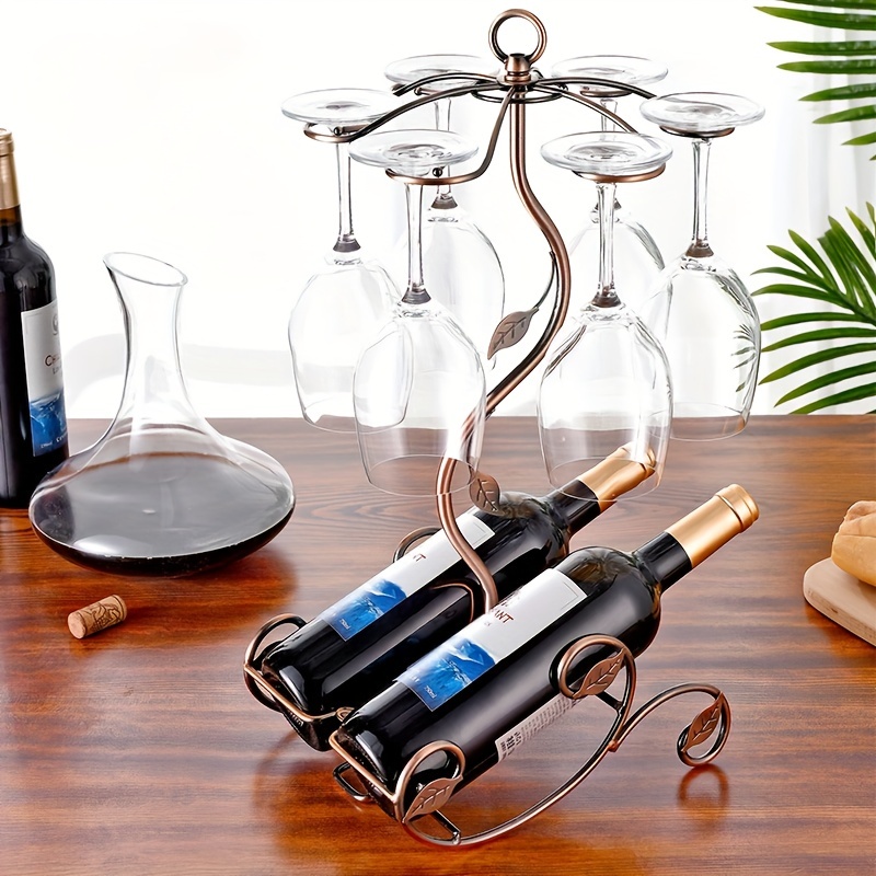 Water Glass Rack Wine Rack Holder Free Standing Water Bottle - Temu