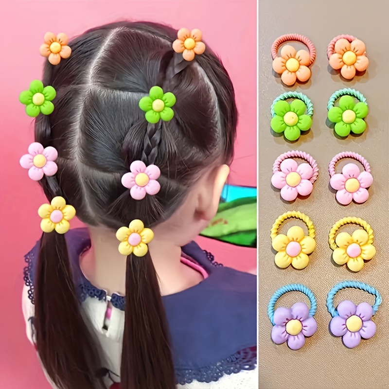 Fashion Daisy Hairband Hair Rope Korea Sweet Floral Print