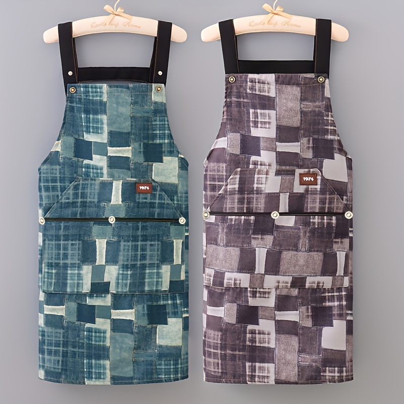 Denim Cooking Apron - Temu