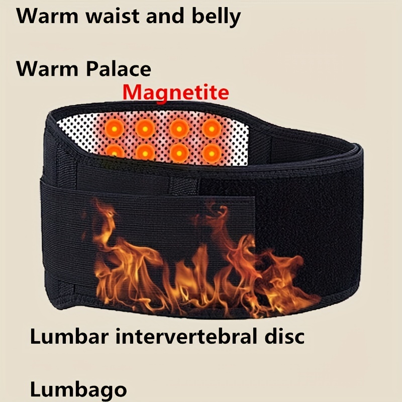 Experience Unparalleled Lower Back With This Adjustable Steel Plate &  Tourmaline Self Heating Lumbar Brace!