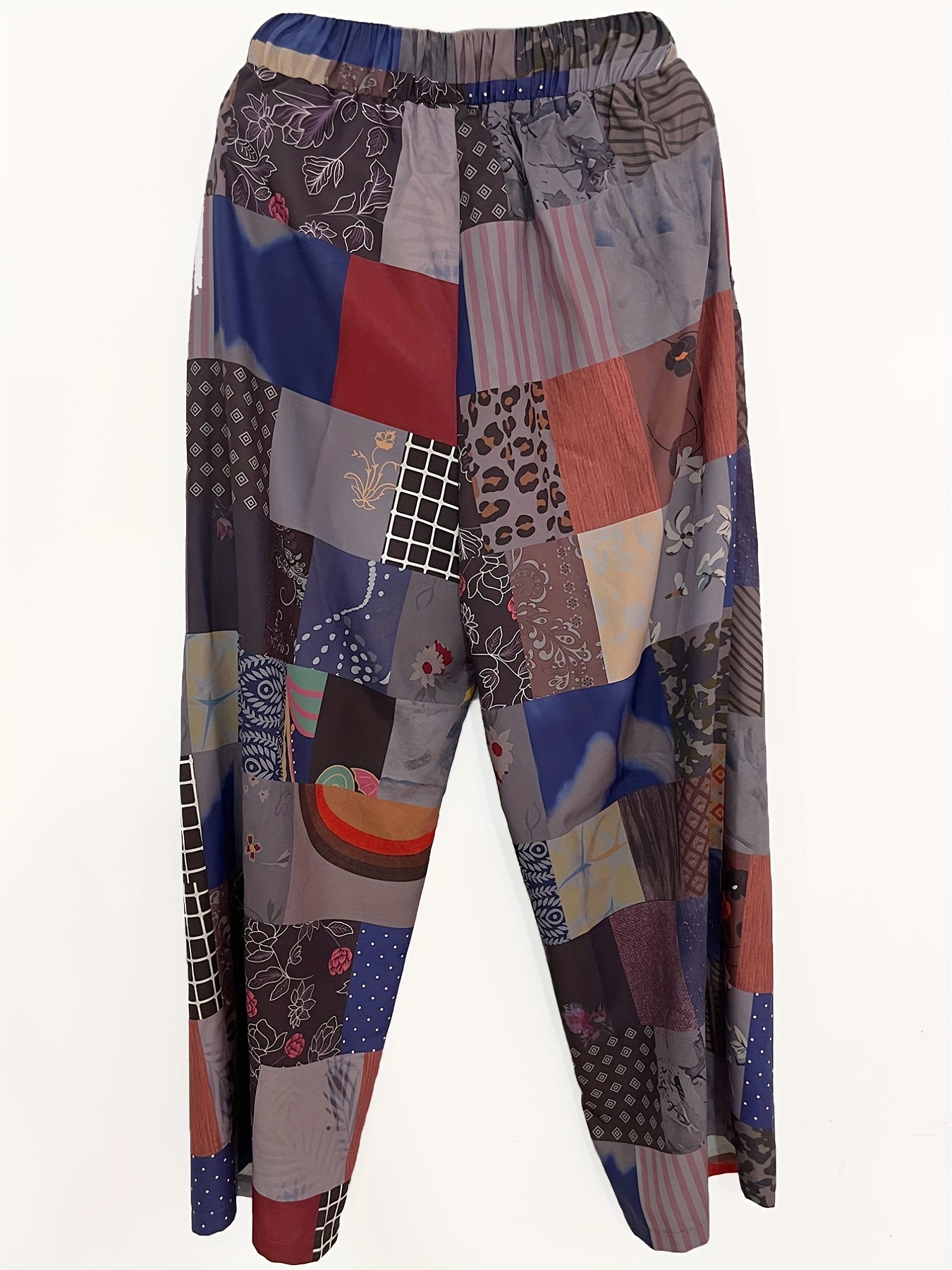 Printed Pants. Ladies Drawstring Trousers. Custom Made.