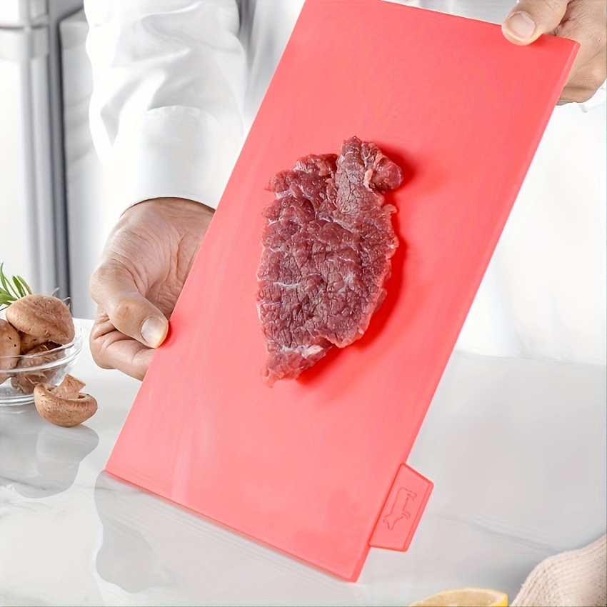 Thin Flexible Plastic Cutting Board Mats With Food Icons Non - Temu