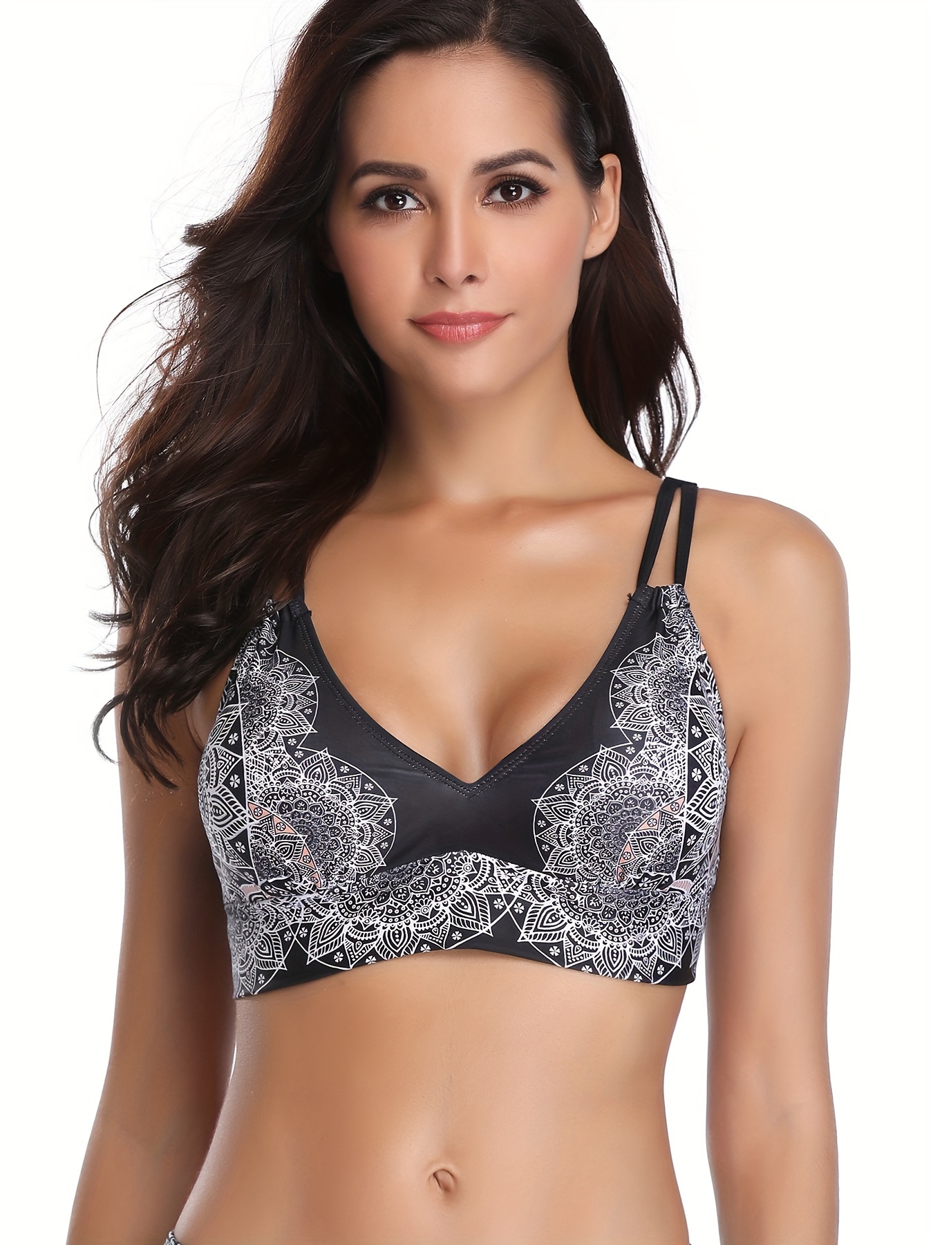 Tie Back Underwire Cropped Top