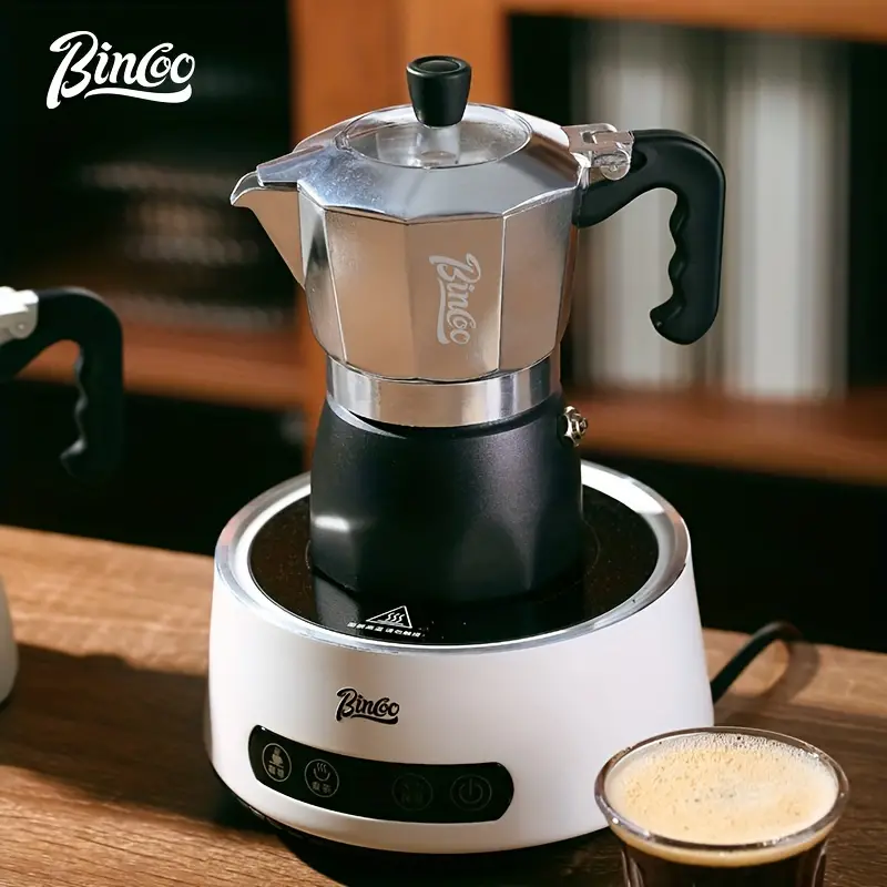 Bincoo Double Valve Coffee Moka Pot Espresso Pot Stovetop Espresso