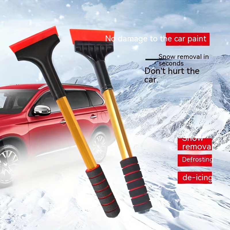 Car Ice Scraper Snow Removal Car Windshield Window Snow Cleaning Scraping  Tool TPU Auto Ice Breaker
