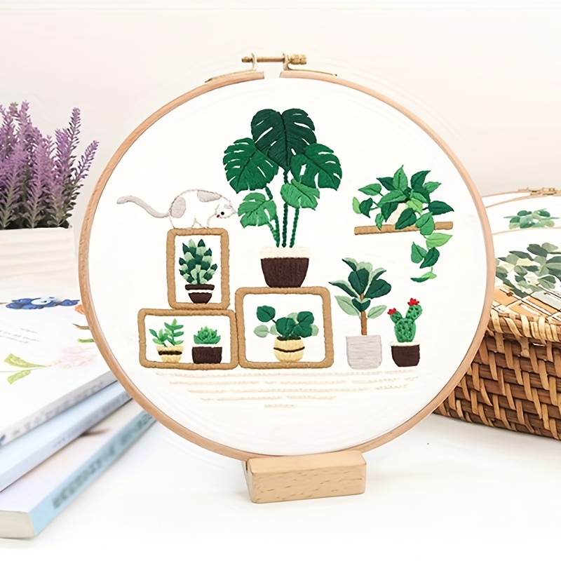 3d Embroidery Starter Kit For Beginners Cross Stitch Kits - Temu