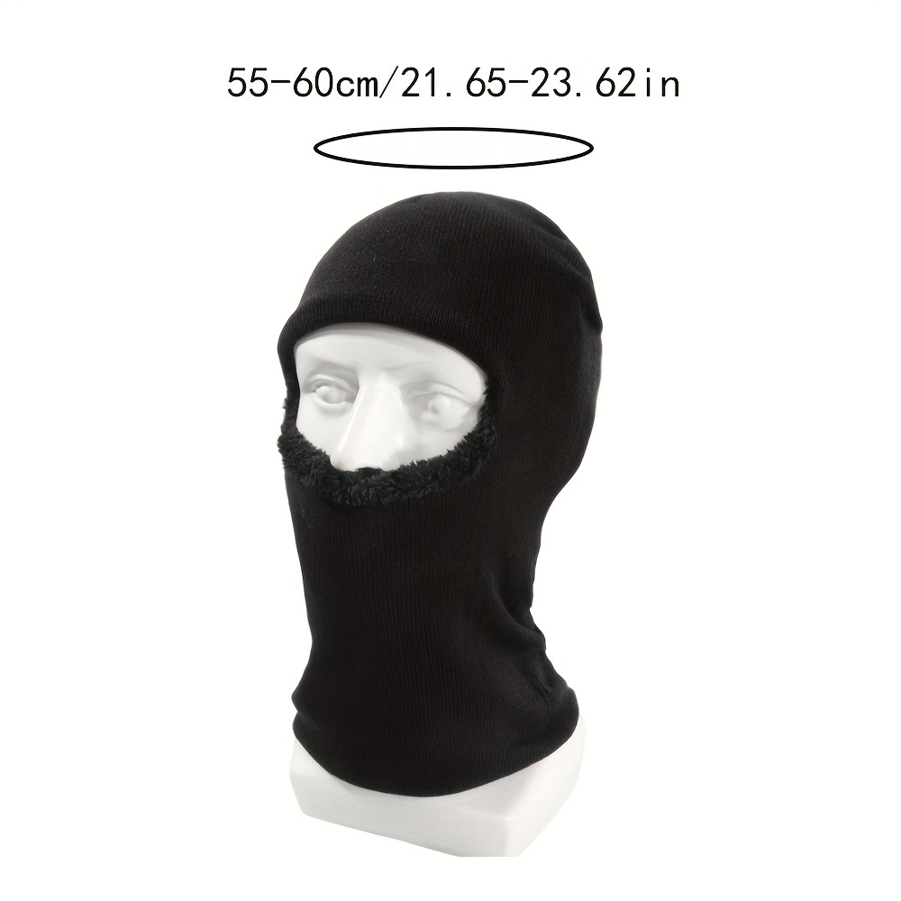 TopHeadwear One 1 Hole Ski Mask - Black 