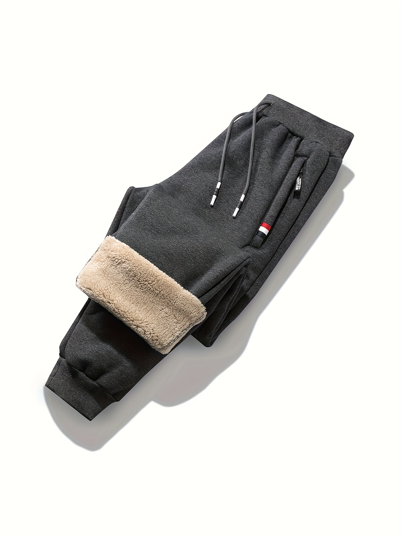 Men's Warm Pants Trousers Winter Warm Thick Loose Elastic - Temu Canada