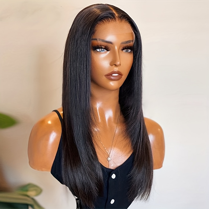 Lace front outlet wig long straight