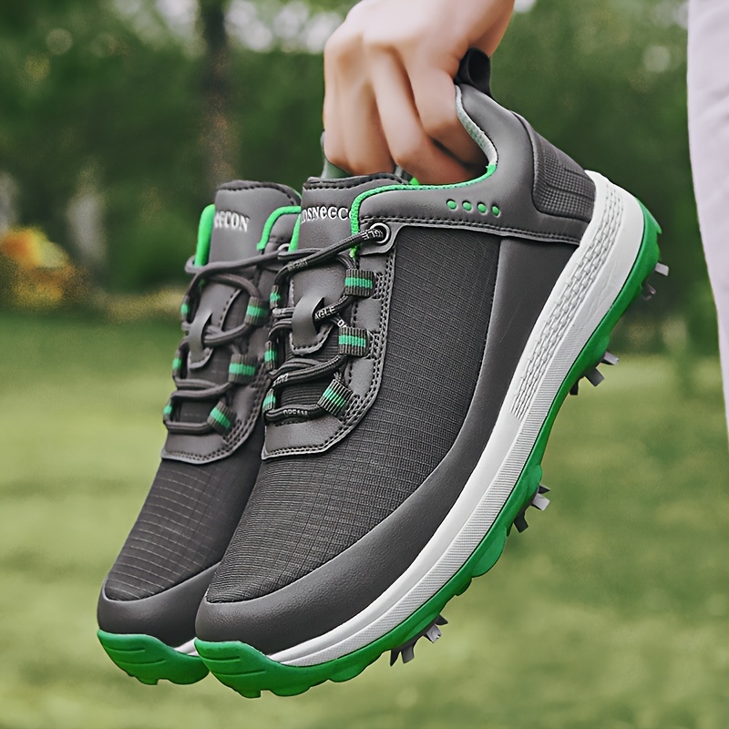 Men's Professional Detachable 8 Spikes Golf Shoes Solid - Temu