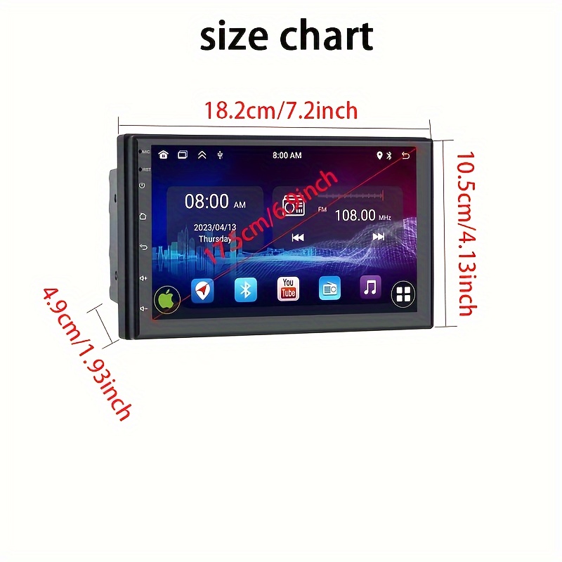 Auto Radio Android 10.1 Pulgadas Pantalla Giratorio 1Din 4 DE RAM 64 GB –  Tienda de entretenimiento, electrónica y moda