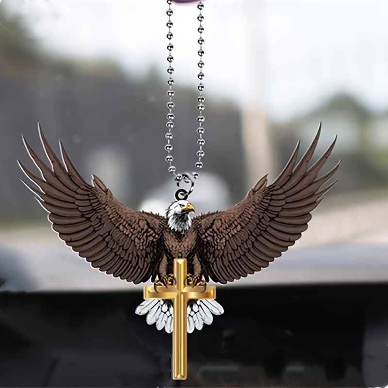 American Eagle Car Key Chain Für Männer, Christian Cross Car Rückspiegel  Ornament, Religiöse Auto-ornamente, Schauen Sie Sich Jetzt Die Heutigen  Angebote An
