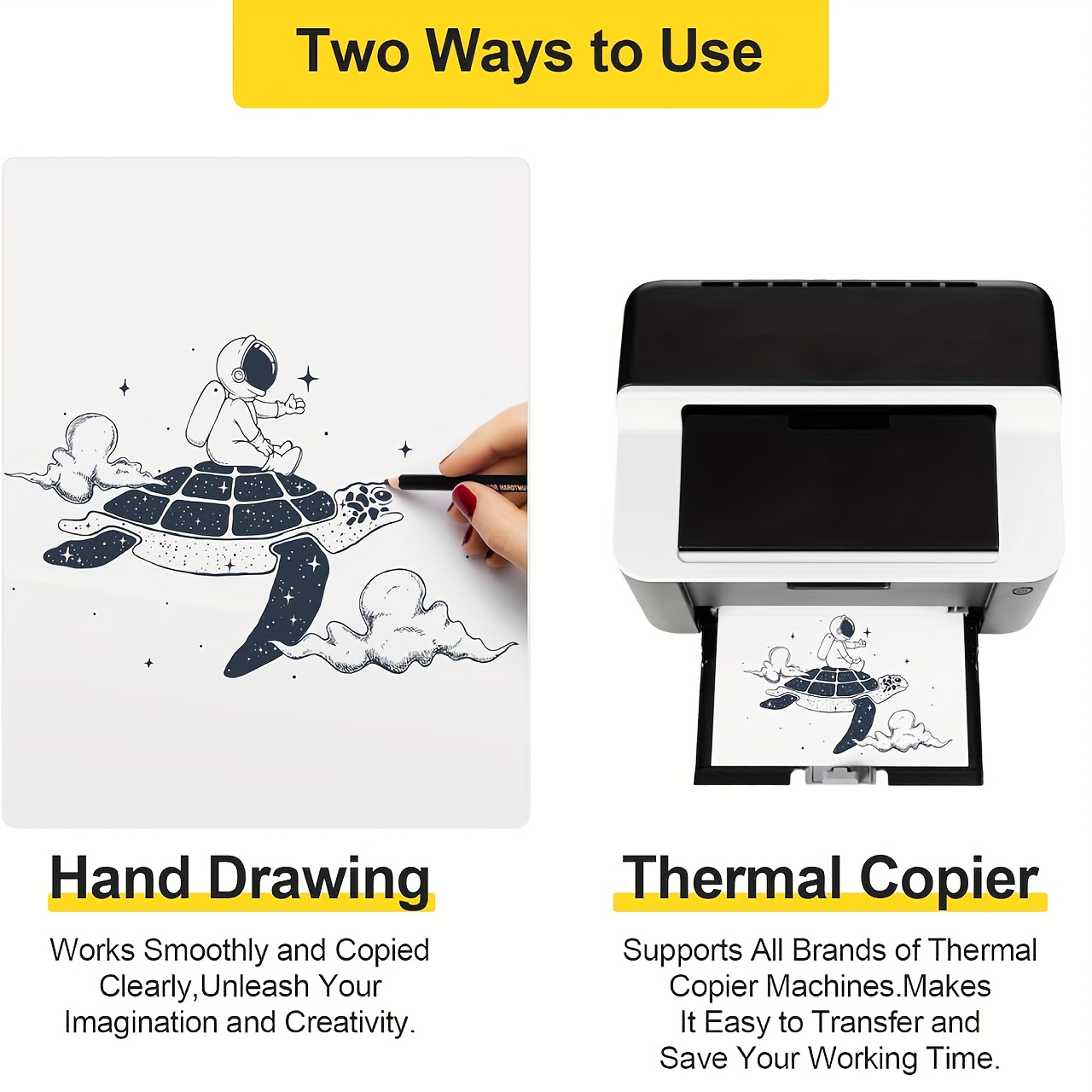 Tatouage pochoir transfert copieur imprimante dessin thermique