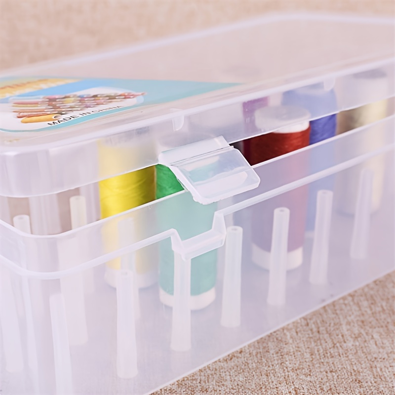 46 Grids Sewing Organizer, Double Sided Thread Box Storage