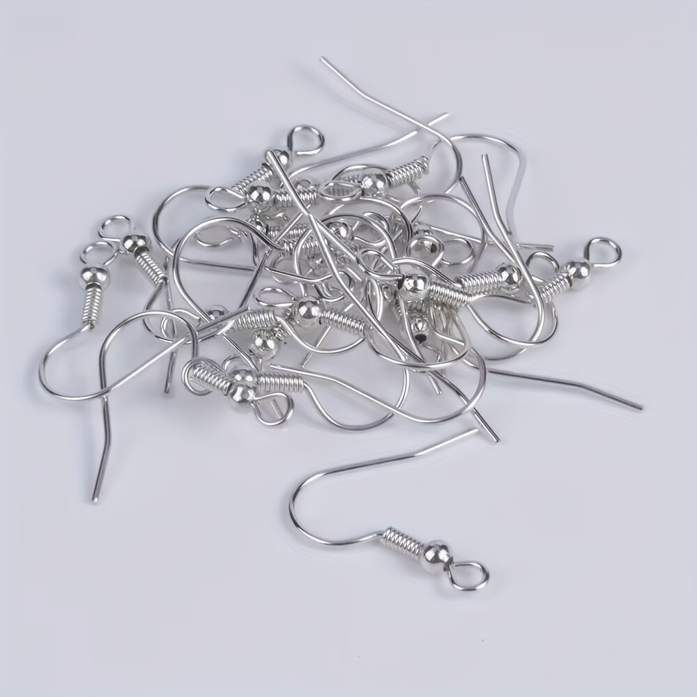 20 pcs (10 pairs ) Earring Hooks, Hook Rings , Ear Wires Fish Hooks