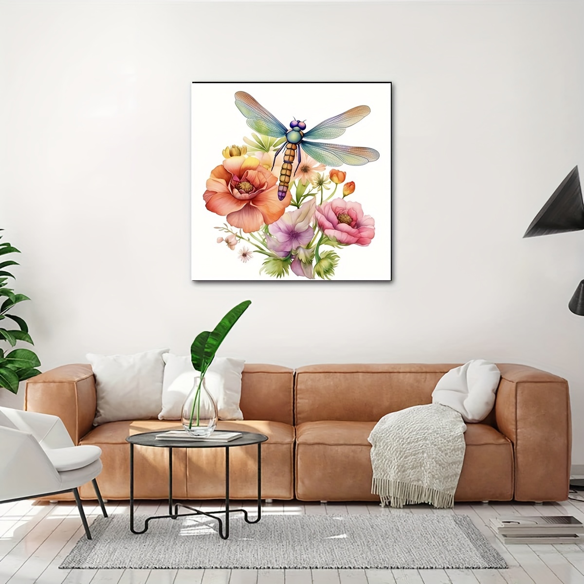 Smile Cute Dragonfly Full Round Artificial Diamond Painting - Temu United  Kingdom