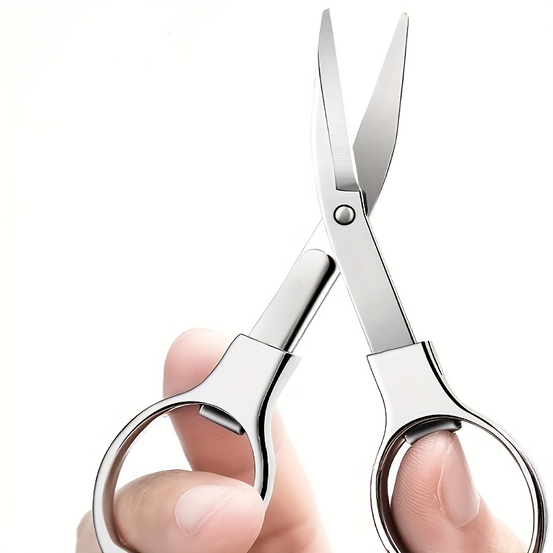 Folding Scissors Secure Portable Keychain Travel Scissors - Temu