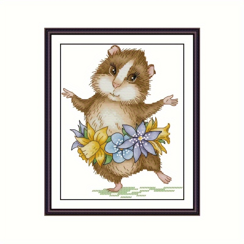 Dropship 11CT Cute Bird Cross Stitch Kits Easy Embroidery Crafts Needlepoint  Kit For Beginner, 9x9 Inch to Sell Online at a Lower Price