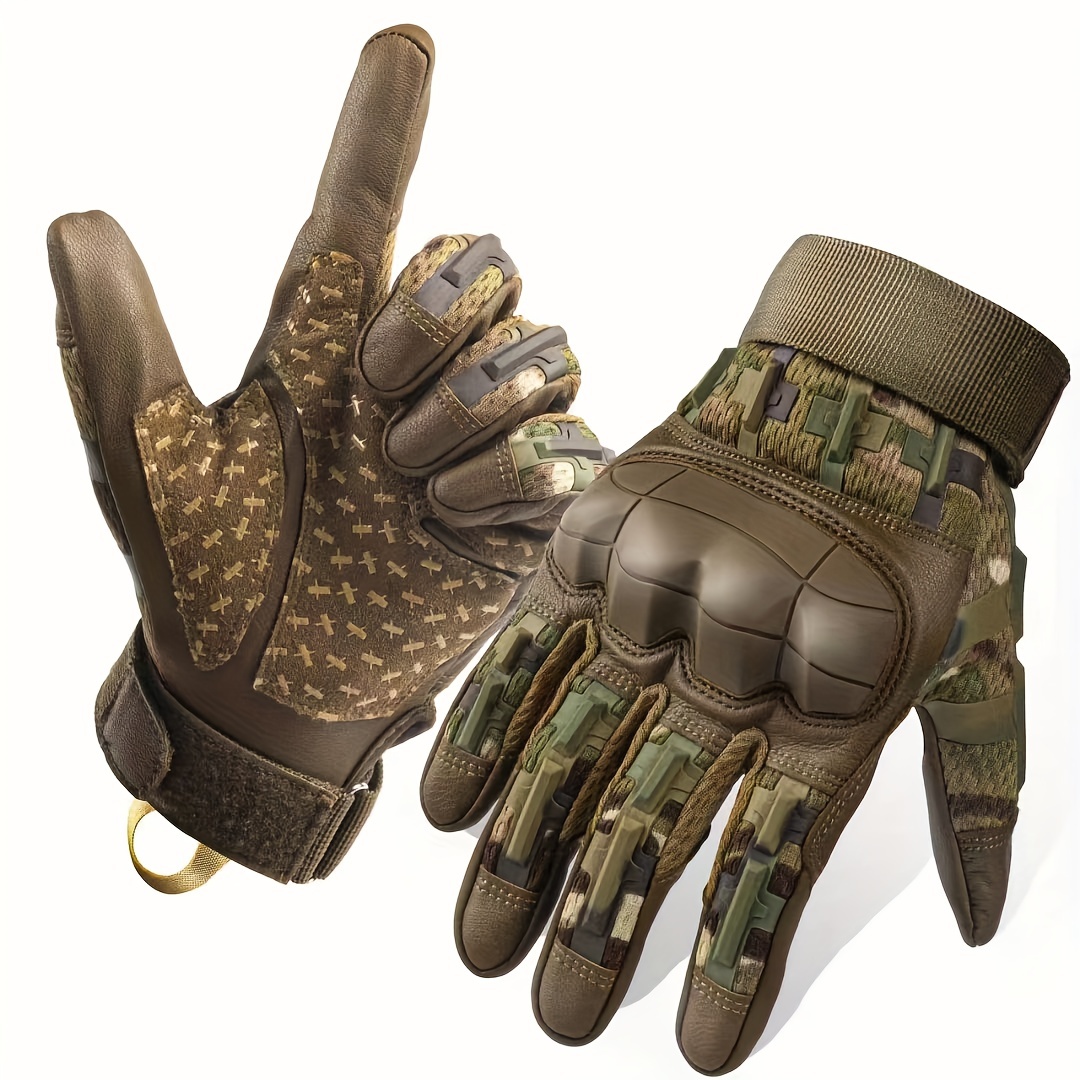 Breathable Tactical Gloves With Hard Shelf Protection - Adjustable And  Fingerless For Men - Sports & Outdoors - Temu Austria