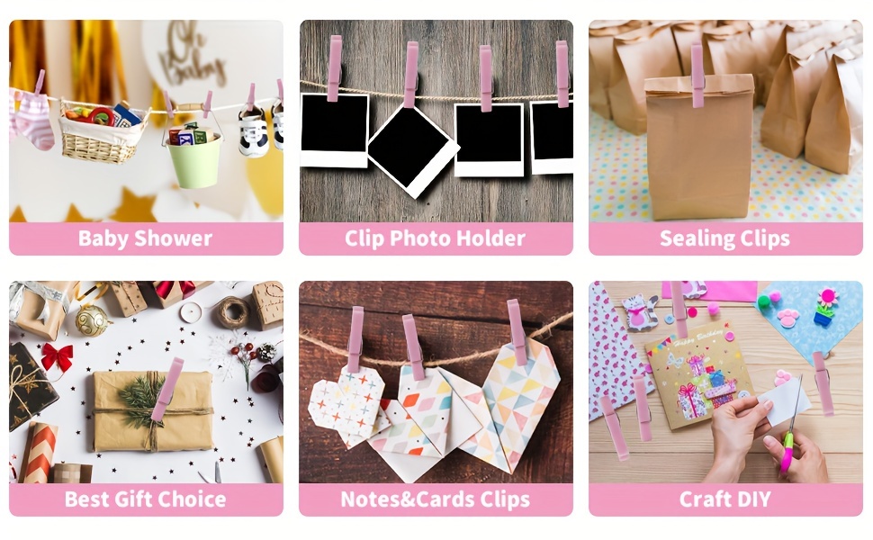 DIY: Clothespin for Baby Shower Idea 