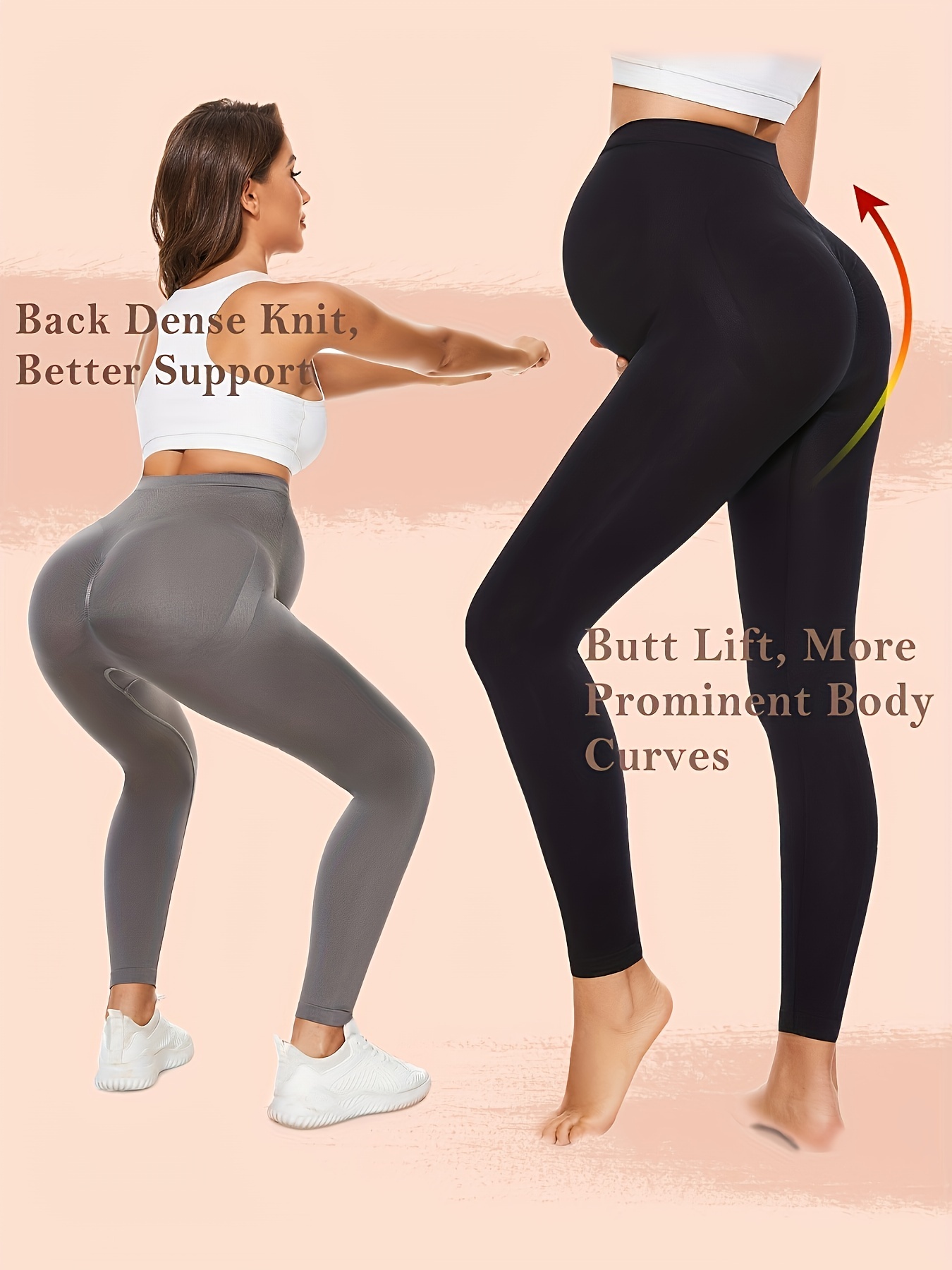 CTHH Maternity Leggings Over The Belly Butt Lift - Buttery Soft  Non-See-Through Workout Pregnancy Pants for Women : : Clothing,  Shoes & Accessories